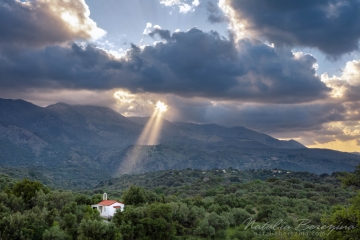 Greece,-Crete,-landscape,-cloud,-sky,-sunlight,-church