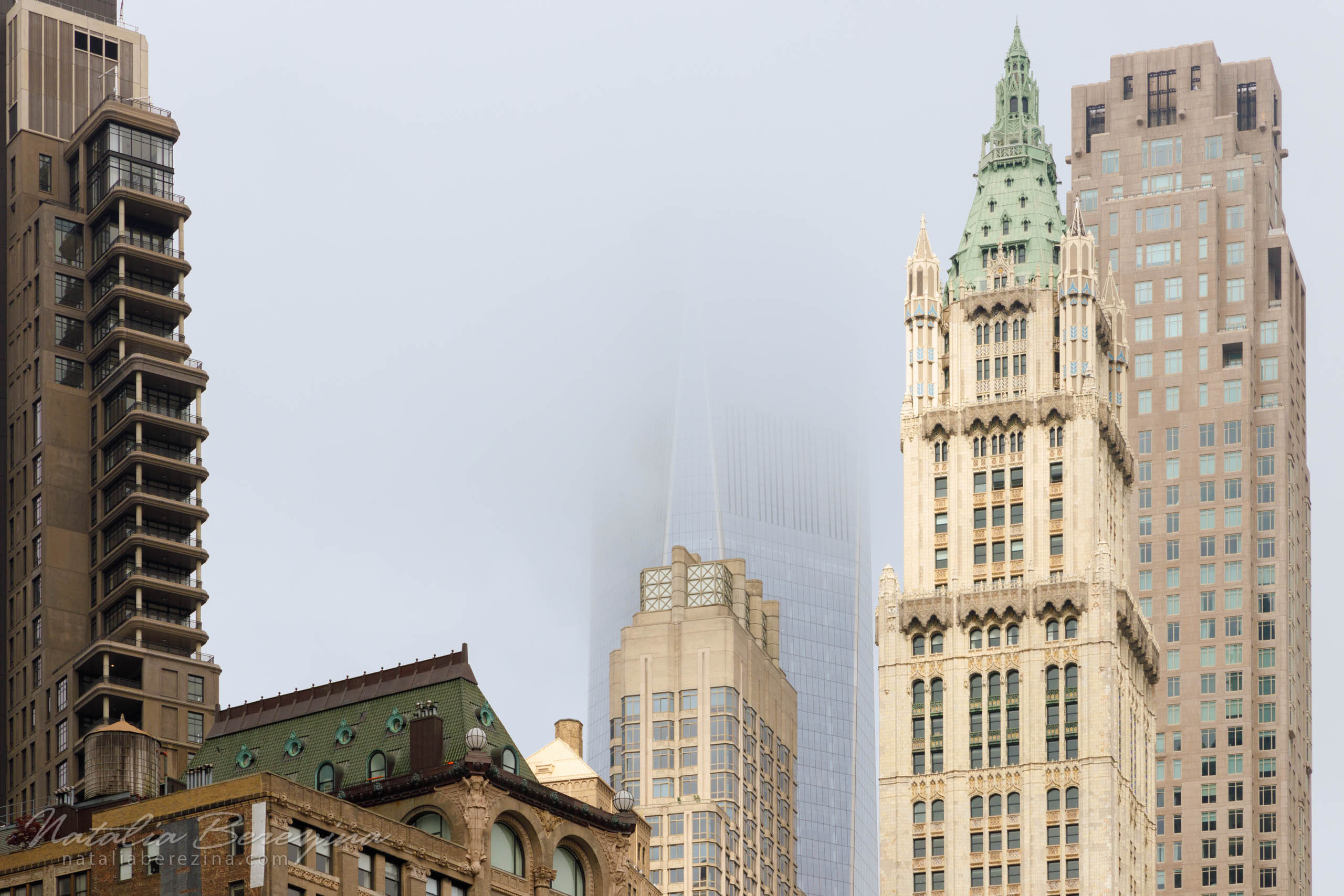 cityscape, fog NYC-NB7B6A6414 - New York, USA - Natalia Berezina Photography