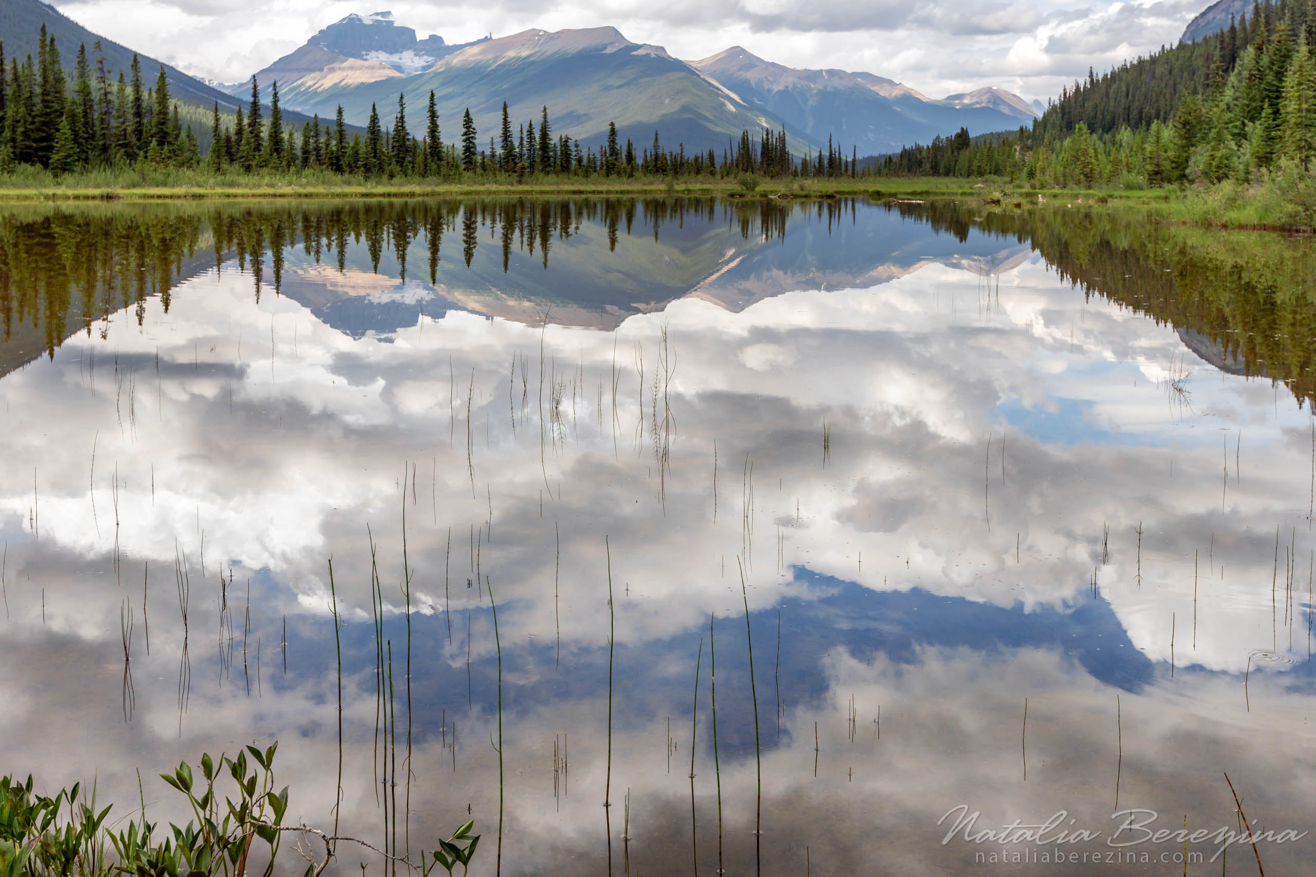 Canada, Rocky Mountains, cloud, sky, reflection CA1-NBDK1U5989 - Rocky Mountain, Canada - Natalia Berezina Photography