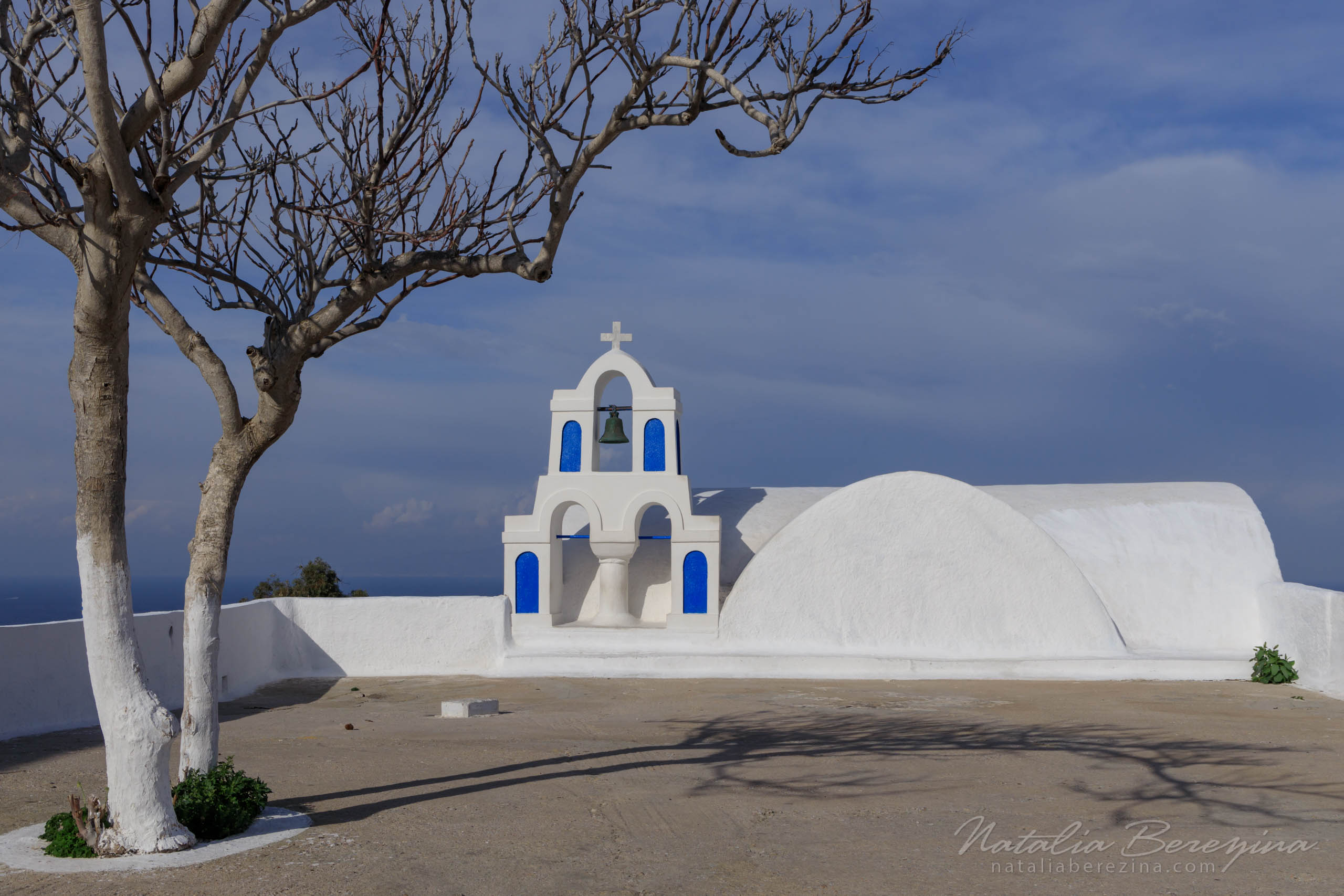 Santorini (Thira), Cyclades, Greece, cityscape, sunlight, church SA4-NB7B6A9166 - Santorini (Thira), Greece - Natalia Berezina Photography